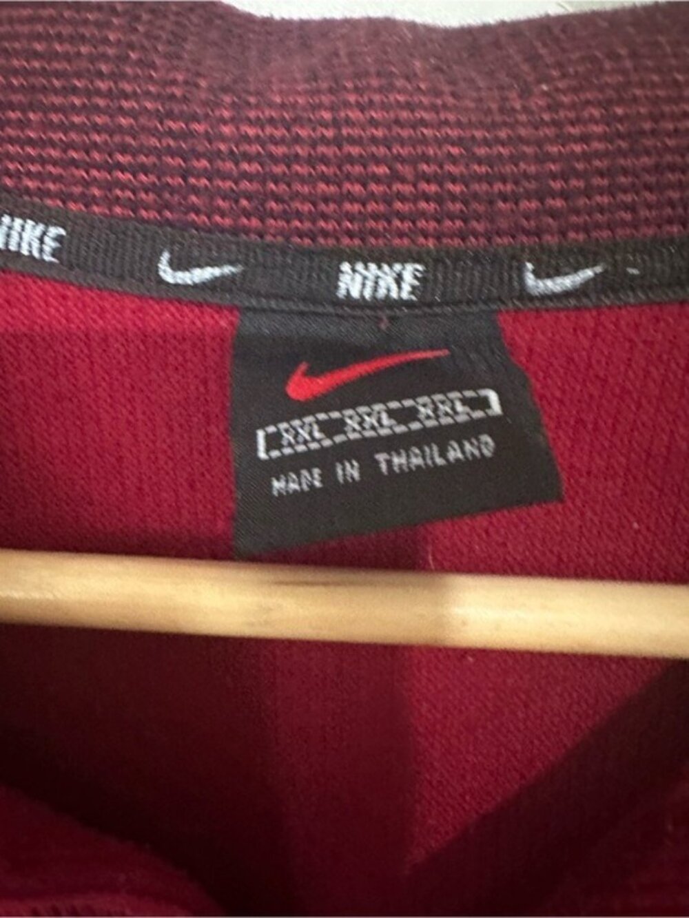 Nike Dri-FIT Men’s Burgundy Red Golf Polo Shirt Swoosh Short Sleeve XXL - Picture 5 of 9